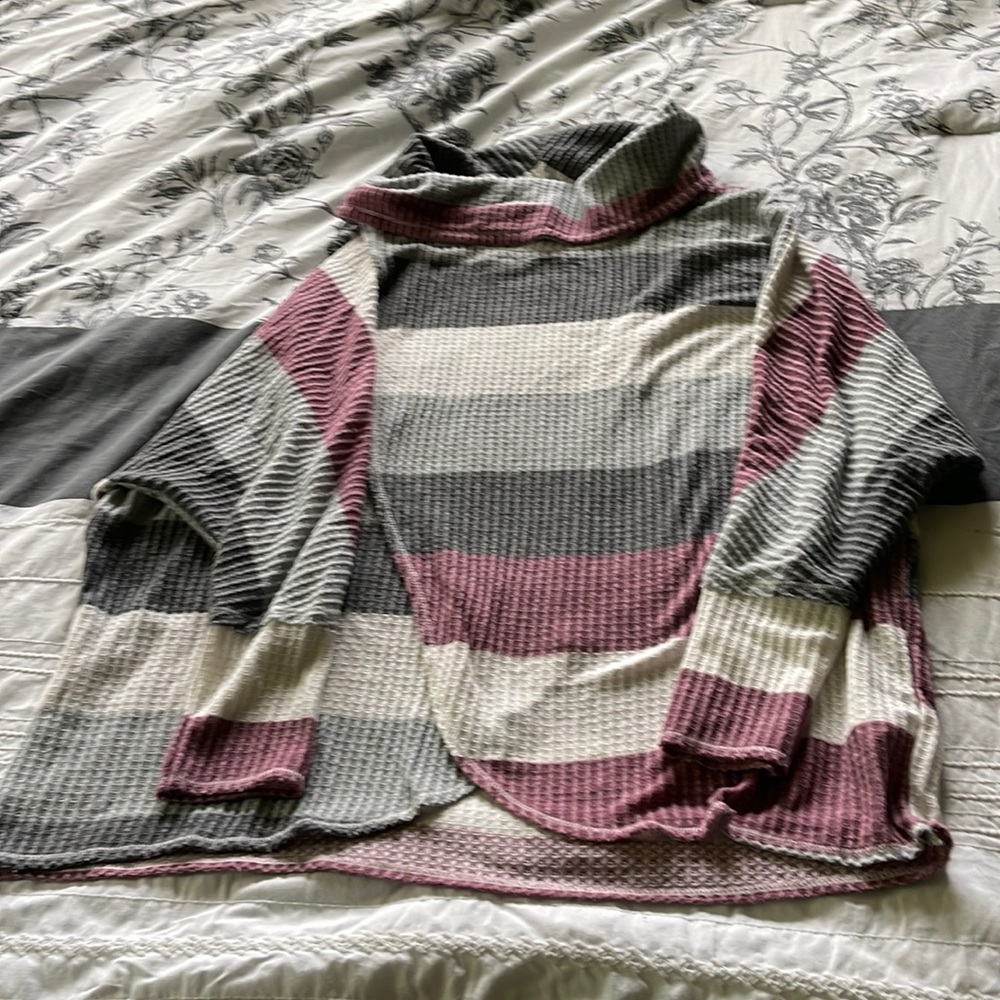 LLR large cowl neck top.